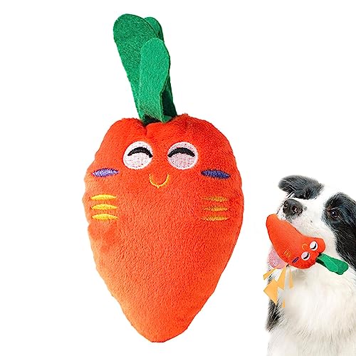 Shichangda Quietschspielzeug | Gemüse-Hundespielzeug - Interaktive Fruchtsnacks, süßes Kauspielzeug, Beißspielzeug für Hunde, interaktives Hundespielzeug für kleine Rassen von Shichangda