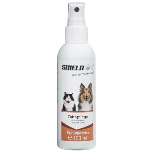 Shield On Zahnpflege für Hunde und Katzen - 100ml, Sprühflasche von Shield On