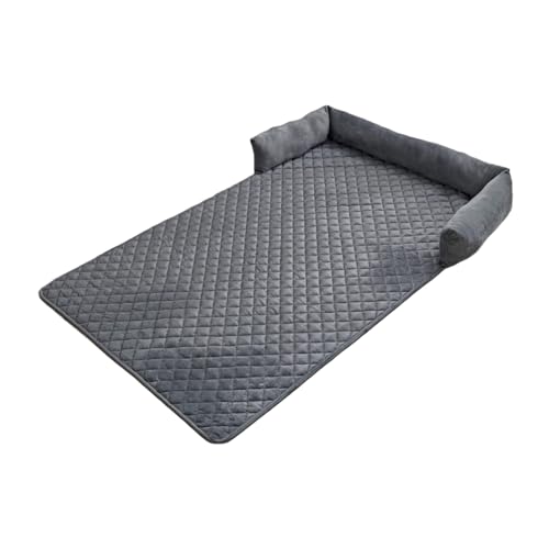 Shienfir Haustier Sofa Bett Orthopädische Hund Pad Matte Kissen Anti-rutsch Couch Abdeckung Möbel Schutz wasserdichte Schlaf Nest für Hunde Dunkelgrau S von Shienfir