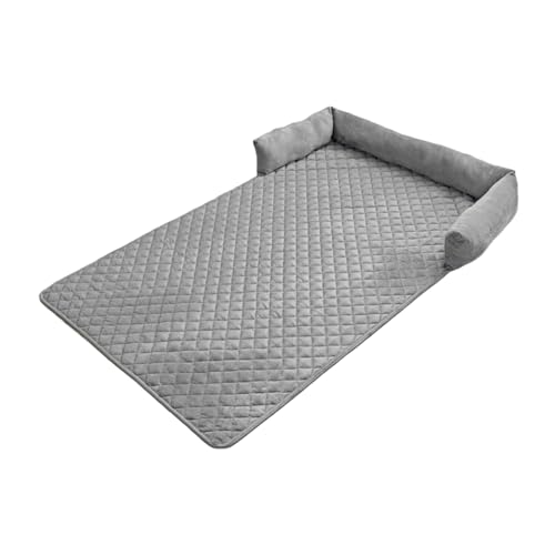 Shienfir Haustier Sofa Bett Orthopädische Hund Pad Matte Kissen Anti-rutsch Couch Abdeckung Möbel Schutz wasserdichte Schlaf Nest für Hunde Hellgrau M von Shienfir