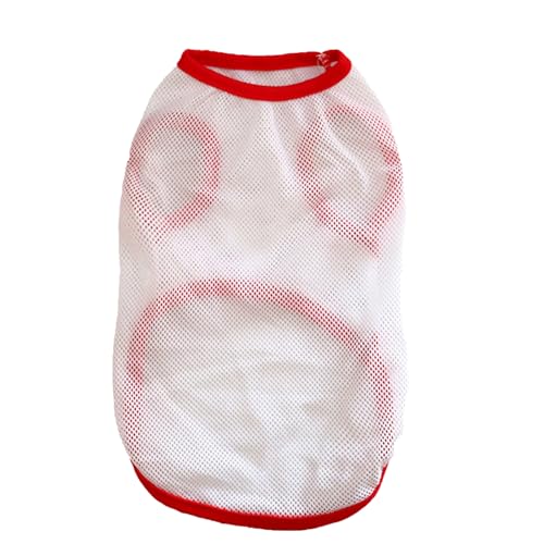 Shienfir Leichte Haustierweste, kleine Haustier-Netzweste, Haustierweste, atmungsaktive Netz-Hundeweste, einfarbig, bequemes Katzen-Shirt, weiche Haustier-Sommerkleidung, Heimtierbedarf Weiß S Shienfir Leichte Haustierweste, kleine Haustier-Netzweste, Haustierweste, atmungsaktive Netz-Hundeweste, einfarbig, bequemes Katzen-Shirt, weiche Haustier-Sommerkleidung, Heimtierbedarf Weiß S von Shienfir