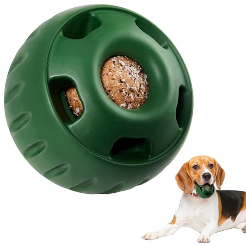 ShinherYee Schleckball für Hunde, Hunde Kauspielzeug, Wiederverwendbares Hundefutterspender Befüllbares Treat Holder, Hunde Ängste Lindern Interaktives Hundespielzeug (Schleckball) von ShinherYee