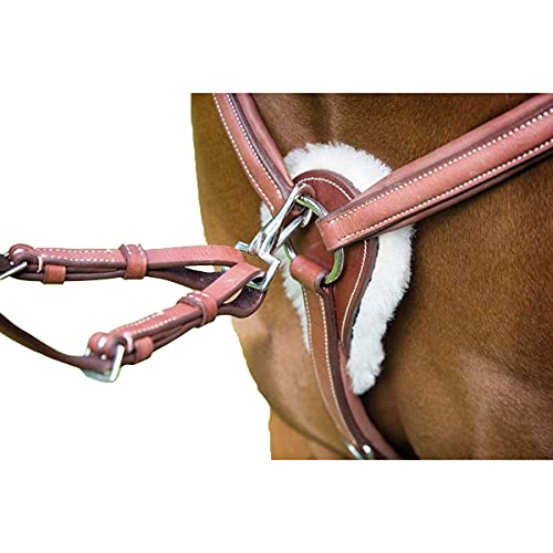 Shires Avignon 5 Point Breast Plate Extra Full Size Havana von Shires