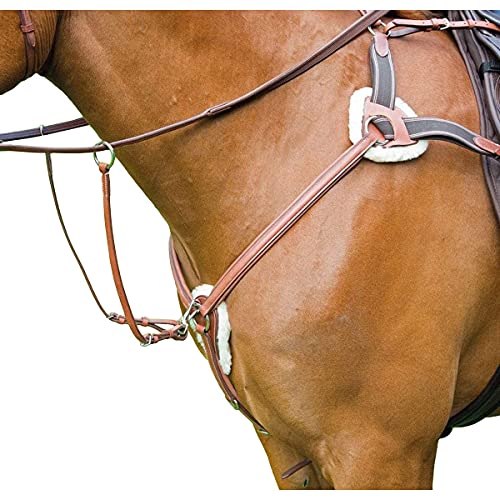 Shires Avignon 5 Point Breast Plate Full Size Oak von Shires