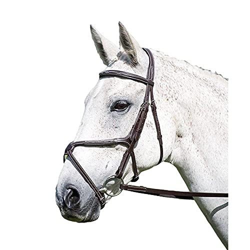 Shires Avignon Mexican Grackle Bridle Full Size Oak von Shires