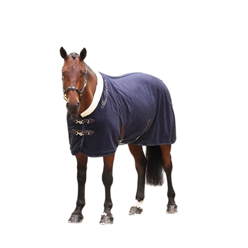 Shires Deluxe-Fleece-Teppich, Marineblau, 1,5 m von Shires