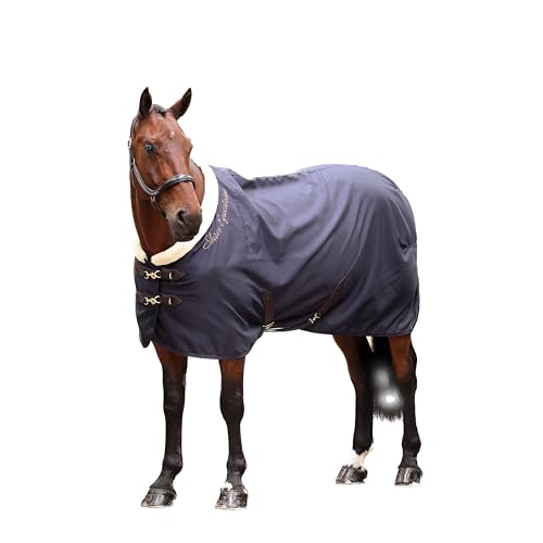 Shires Deluxe Stalllaken, Marineblau, 1,8 m von Shires