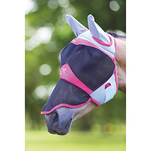 Shires Equestrian Air Motion Fliegenmaske mit Ohren und Nase (kleines Pony) von Shires