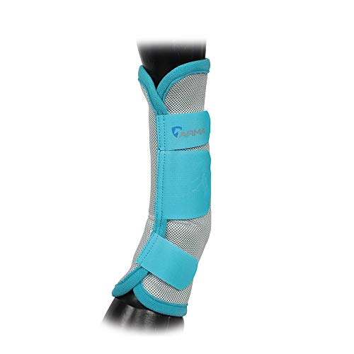 Shires Equestrian Horse Airflow Turnout Socken Teal Cob von Shires