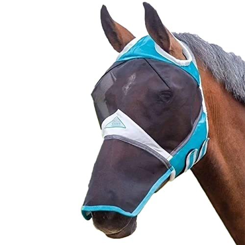 Shires Fliegenmaske mit Nase ohne Ohren Grau - Full/WB - Grau Shires Fliegenmaske mit Nase ohne Ohren Grau - Full/WB - Grau von Shires