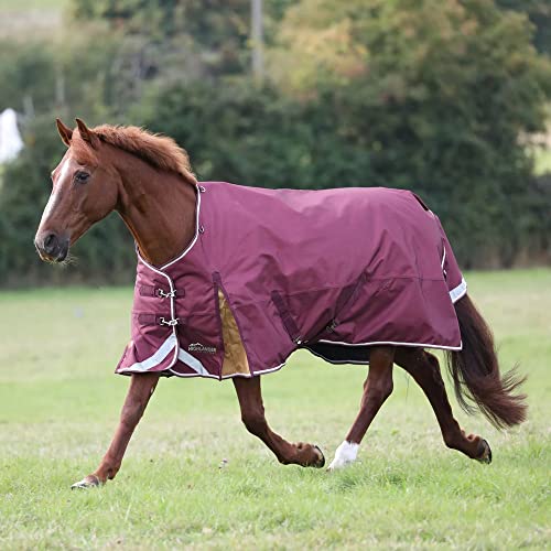 Shires Highlander Plus Pferdedecke, 100 g, Kastanienbraun, 1,52 m / 160 cm, Kastanienbraun von Shires