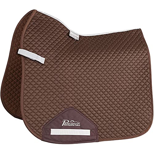 Shires Performance Dressage Saddlecloth Saddle Pad Cob/Full Size Brown von Shires