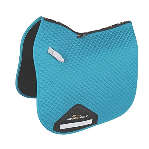 Shires Performance Dressage Saddlecloth Saddle Pad Cob/Full Size Ocean Blue von Shires