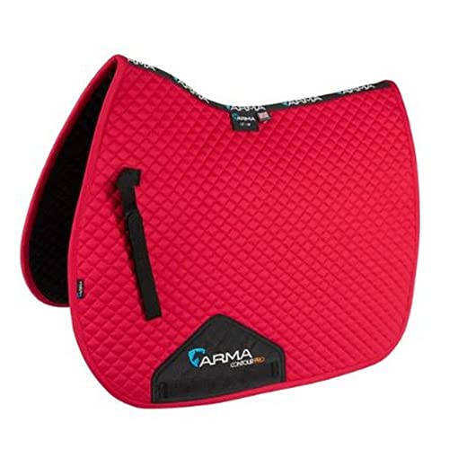 Shires Performance Saddlecloth Saddle Pad Cob/Full Size Deep Red von Shires