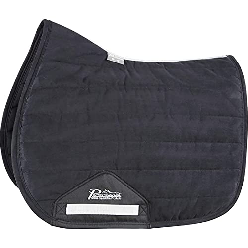 Shires Performance Suede High Wither Comfort Saddle Pad Pony/Cob Black von Shires