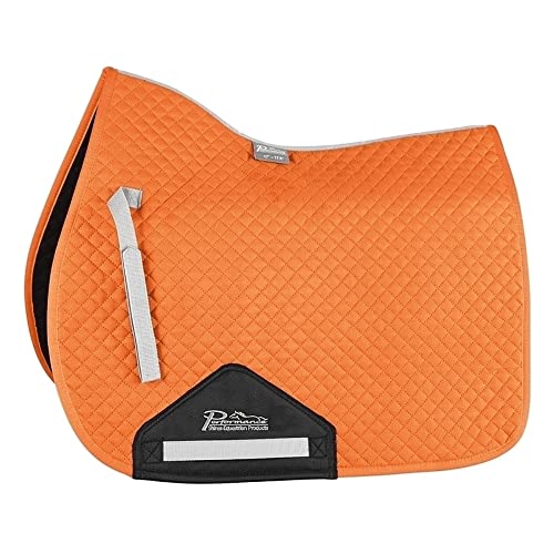 Shires Performance Suede Saddle Pad Cob/Full Size Burnt Orange von Shires