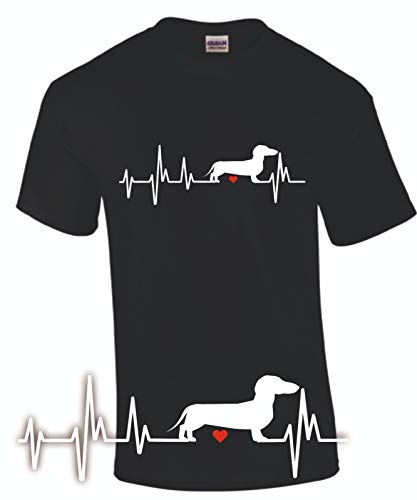 Kopie: Labrador Herzschlag Retriever Hund T-Shirt i Love My Dog Shirt Labbi, Größe: 4XL von Shirtbild