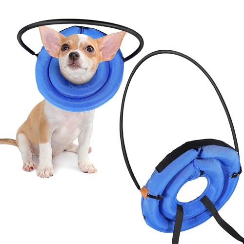 Blind Dog Accessories Hundehalsband, hilft blinden Hunden dabei, Freude und Selbstvertrauen wiederzuentdecken, Gurtführungsgerät (Blau, L) von Shnbxtnd