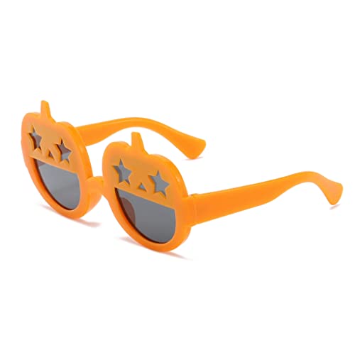 Katzen-Sonnenbrille, lustige Haustier-Sonnenbrille für kleine Hunde, rund, Kürbisbrille, Foto-Requisiten von Shntig