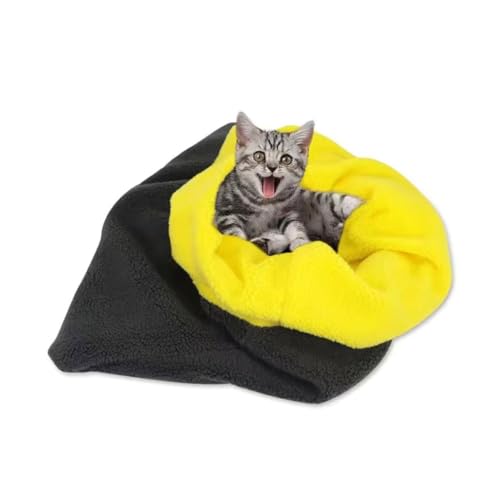 Taschen-Katzenbett, Katzenschlafsack für Innenkatzen, beruhigendes Bett, waschbar, Taschenbeutel, Haustierbett, niedliches Nestbett von Shntig