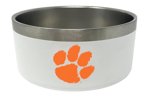 Clemson Tigers Futternapf aus Edelstahl, offizielles Lizenzprodukt, NCAA, 907 ml von ShopInstaPets