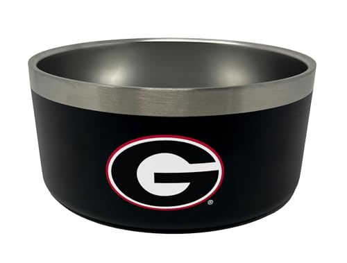 Georgia Bulldogs Futternapf aus Edelstahl, offizielles Lizenzprodukt, 907 ml von ShopInstaPets