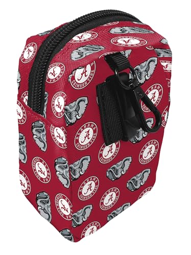 NCAA Offiziell lizenzierte Leckerli-Tasche für Welpen, mit Clip (Alabama Crimson Tide) von ShopInstaPets