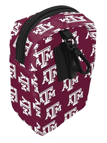 NCAA Offiziell lizenzierte Leckerli-Tasche für Welpen, mit Clip (Texas A&M Aggies) von ShopInstaPets