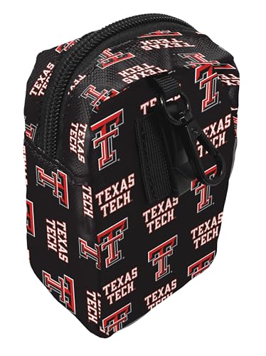 NCAA Offiziell lizenzierte Leckerli-Tasche für Welpen, mit Clip (Texas Tech Red Raiders) von ShopInstaPets