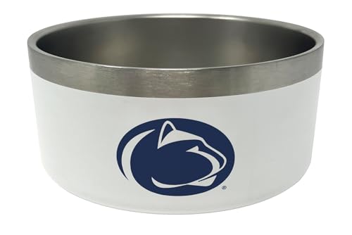 Penn State Nittany Lions Futternapf aus Edelstahl, offizielles Lizenzprodukt, 900 ml von ShopInstaPets