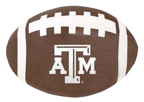 ShopInstaPets Offiziell lizenziertes NCAA Fußball Hundespielzeug mit Quietscher – langlebig und lustig für alle Hunde (Texas A&M Aggies) von ShopInstaPets