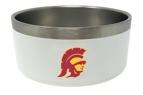 USC Trojans Futternapf aus Edelstahl, offizielles Lizenzprodukt, NCAA, 907 ml von ShopInstaPets