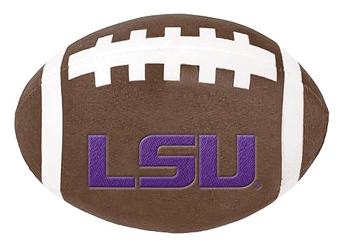 Shopinstapets NCAA Hundespielzeug mit Quietschelement, 10,2 cm, langlebig und lustig für alle Hunde (LSU-Tiger) von Shopinstapets