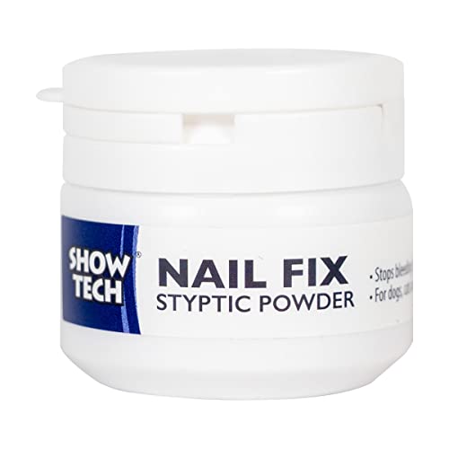 Show Tech Nail Fix Styptic Powder, Ihr Hundepflege-Experte, hämostatisches Pulver, stoppt schnell Blutungen, für Hunde, Katzen und kleine Haustiere, 14 g von Show Tech