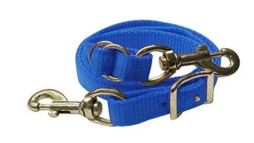 Showman Premium-Nylon-Spanngurt, einfach verstellbar, Blau von Showman