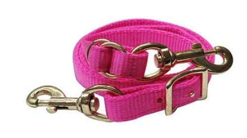 Showman Premium-Nylon-Spanngurt, leicht verstellbar, Rosa von Showman