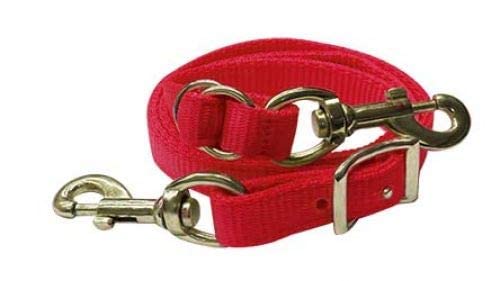 Showman Premium-Nylon-Spanngurt, leicht verstellbar, Rot von Showman