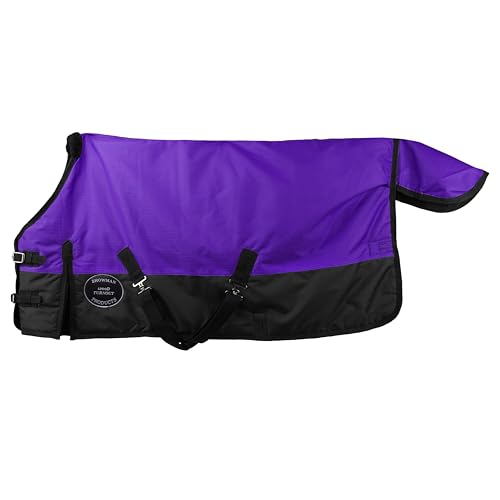 Showman Verstellbar 142,2 cm-62 1200 Denier Winter Pony/Wildnis, Violett/Schwarz von Showman