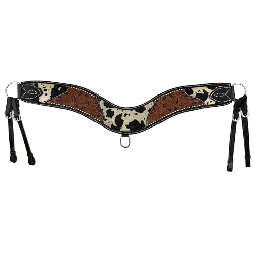 Showman Western-Halsband, Sonnenblume und Rindsleder von Showman