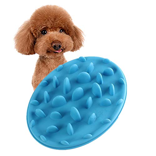 Futternapf Katze Hundenapf Labyrinth interaktive Katze Schüssel Hund Anti Choke Bowl Spaß, der Hundenapf herumsucht Hundenäpfe rutschfest Blue von Shulishishop