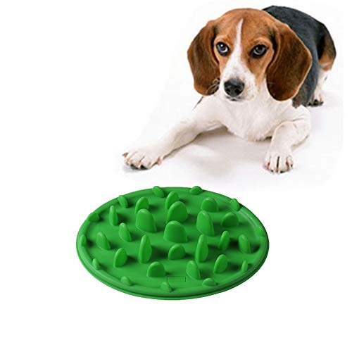 Futternapf Katze Hundenapf Labyrinth interaktive Katze Schüssel Hund Anti Choke Bowl Spaß, der Hundenapf herumsucht Hundenäpfe rutschfest Green von Shulishishop