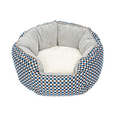 Hundehöhle Kleine Hunde Hundebetten Katze Cave Betten Haustiernest Welpenbett Katze Korb Katze Betten Für Große Katzen Luxus Hundebett Light Blue von Shulishishop