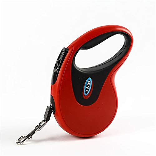 Hundeleine Kleine Hund Katzenleine Ausziehbare Hundeleine Slip Lead für Hunde Ausbau der Hundeführung Einziehbare Hundeleine Hundetraining Lead red,5m von Shulishishop