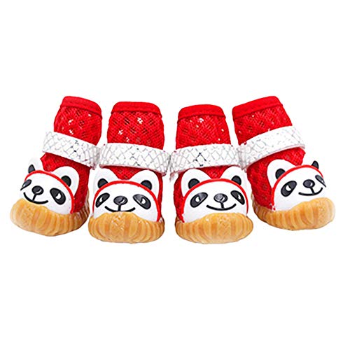 Hundeschuhe Pfotenschutz Pfotenschutz Hund Hundesocken Hundeschuhe für große Hunde Hundeschuhe Haustierstiefel Hundeschuhe rutschfest red,#1 von Shulishishop