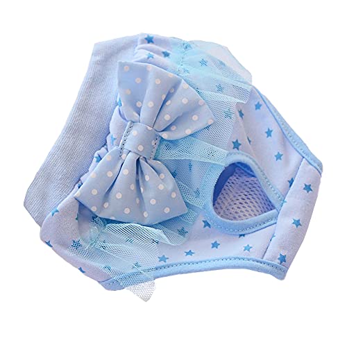 Hundewindel Läufigkeitshose Für Hündinnen Hunde Periode Hosen Hund Windeln weiblich Katzenwindeln Wiederverwendbare Hundewindeln Medium,Blue von Shulishishop