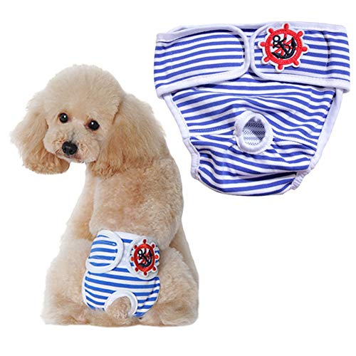 Hundewindeln RüDe Hundewindeln FüR HüNdinnen Inkontinenz Hundesaison Hose groß Hundewindeln Hundewindeln Weibliches Medium Hund Windeln männlich Blue,30 von Shulishishop