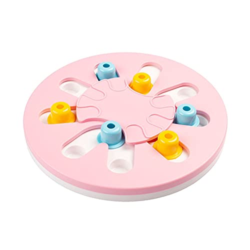 Katzennapf rutschfest Futternapf Hund Ungiftige Puzzle Bowl Katzenfutterschale Welpenfutter Wet Bowl Labyrinth interaktive Katze Schüssel pink von Shulishishop