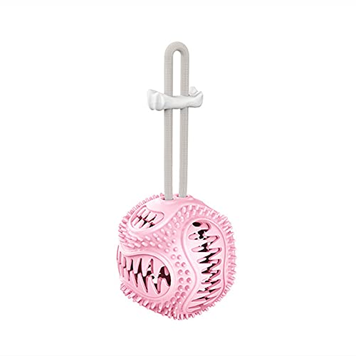 Shulishishop Hunde Interaktives Spielzeug Futterball für Hunde Hundeball Für mittelgroße Hunde Hund Puzzle Ball Hundespiel & Training Spielzeug pink von Shulishishop