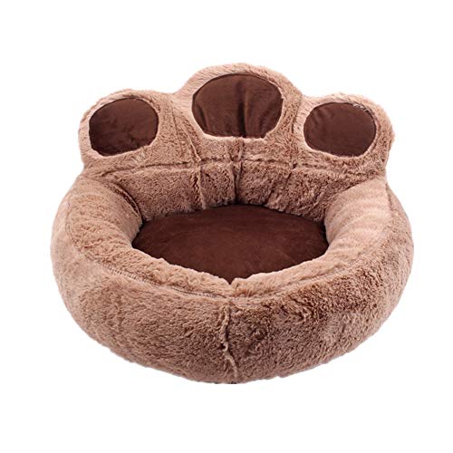 Shulishishop Hundebetten Hundebett Hundehöhlenbett Tragbares Hundebett Hund Betten Waschbar Katze Betten Für Indoor Katzen Waschbar Hund Betten Haustierbett M,Brown von Shulishishop