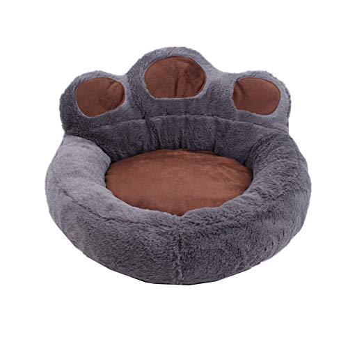 Shulishishop Hundebetten Hundebett Hundehöhlenbett Tragbares Hundebett Hund Betten Waschbar Katze Betten Für Indoor Katzen Waschbar Hund Betten Haustierbett M,Grey von Shulishishop